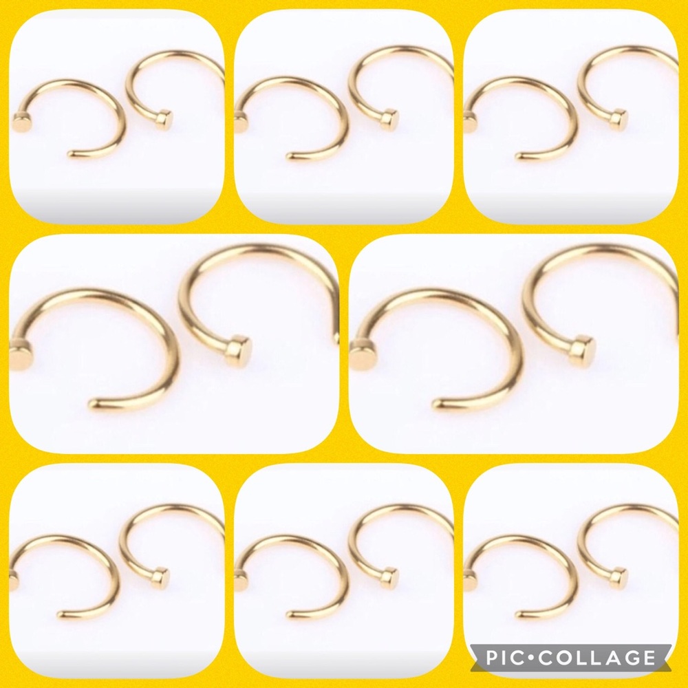 Wholesale 16pcs Nose Rings Bundle